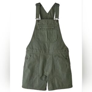 Patagonia Green Women's Stand Up Short Overalls